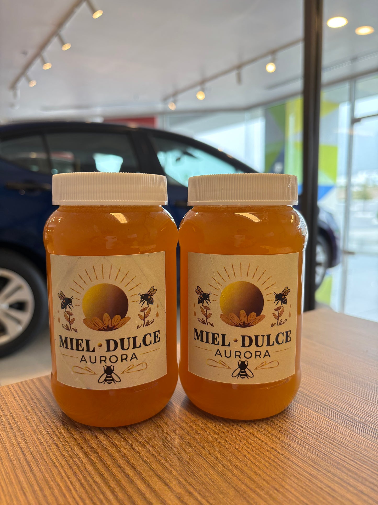 Tarro Plástico de Miel Dulce Aurora 698g 100% Natural